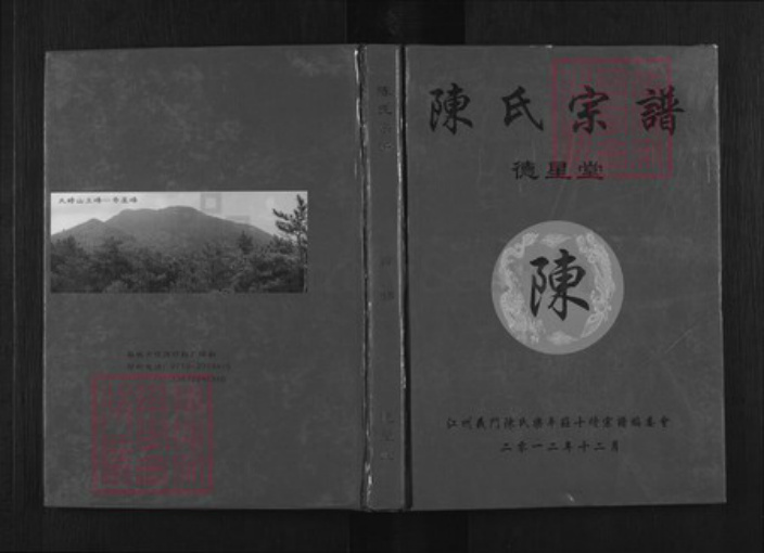 湖北省武汉市新洲区陈氏德星堂族谱-陈氏宗谱.pdf电子版插图