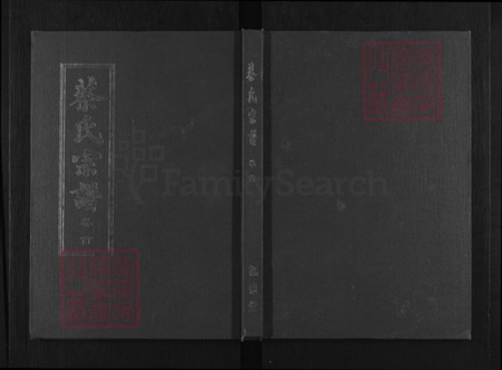 湖北省黄冈市红安县杏花乡蔡氏祗德堂族谱-蔡氏宗谱.pdf电子版插图
