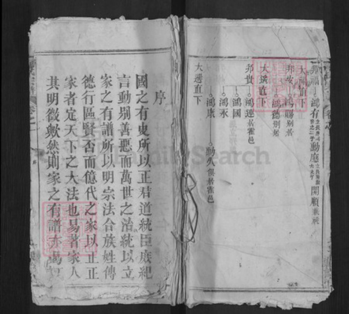 湖北省黄冈市浠水县冯氏谷诒堂族谱-冯氏宗谱.pdf电子版插图