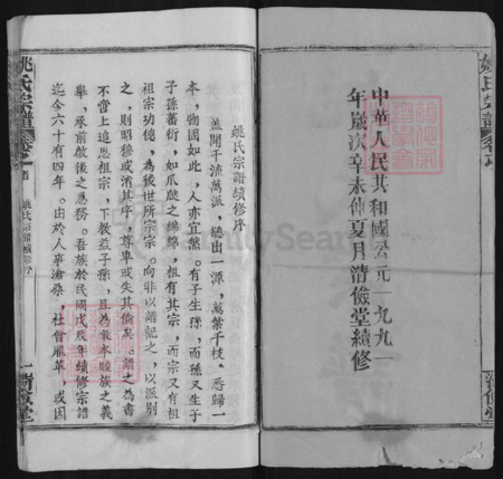 湖北省武汉市新洲区姚氏清俭堂族谱-姚氏宗谱.pdf电子版插图2
