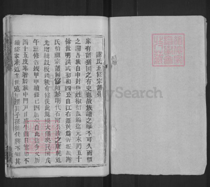 湖北省武汉市新洲区谢氏三傅堂族谱-谢氏宗谱.pdf电子版插图1