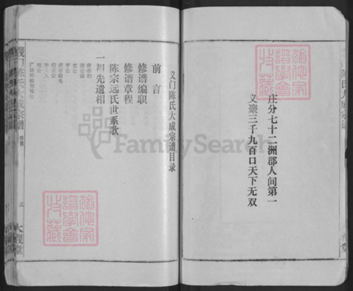 湖北省黄冈市武穴市陈氏大义堂族谱-义门陈氏大成宗谱.pdf电子版插图3