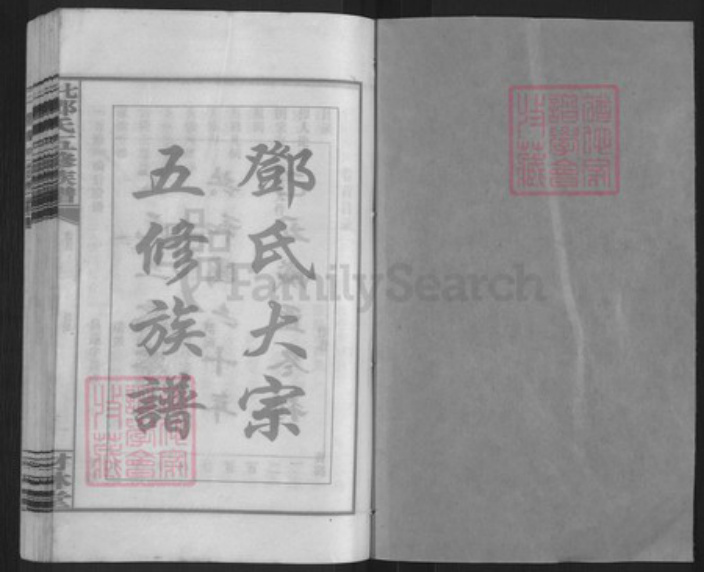 湖南省邵阳市邵东市邓氏材林堂族谱-七井邓氏五修族谱.pdf电子版插图1