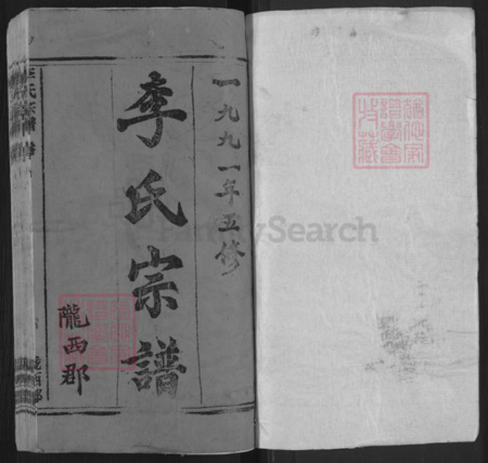 安徽省安庆市宿松县孚玉镇李氏族谱-李氏宗谱.pdf电子版插图1