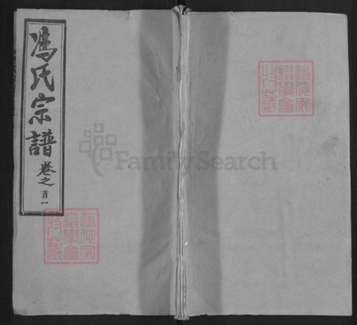 湖北省武汉市黄陂区冯氏大树堂族谱-冯氏宗谱.pdf电子版插图