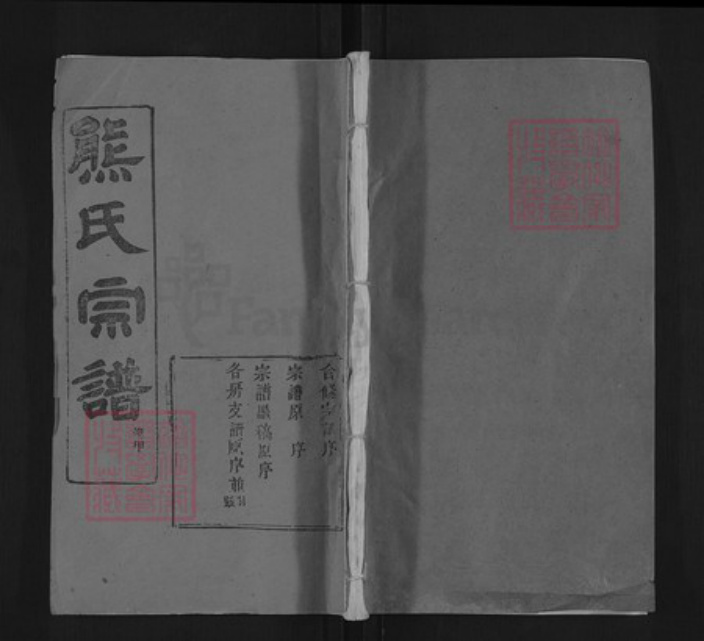 湖北省武汉市新洲区熊氏敦本堂族谱-熊氏宗谱.pdf电子版插图