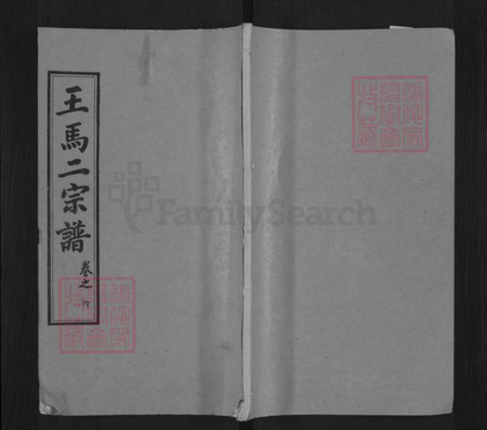 湖北省黄冈市王氏槐荫堂族谱-王马二宗谱.pdf电子版插图