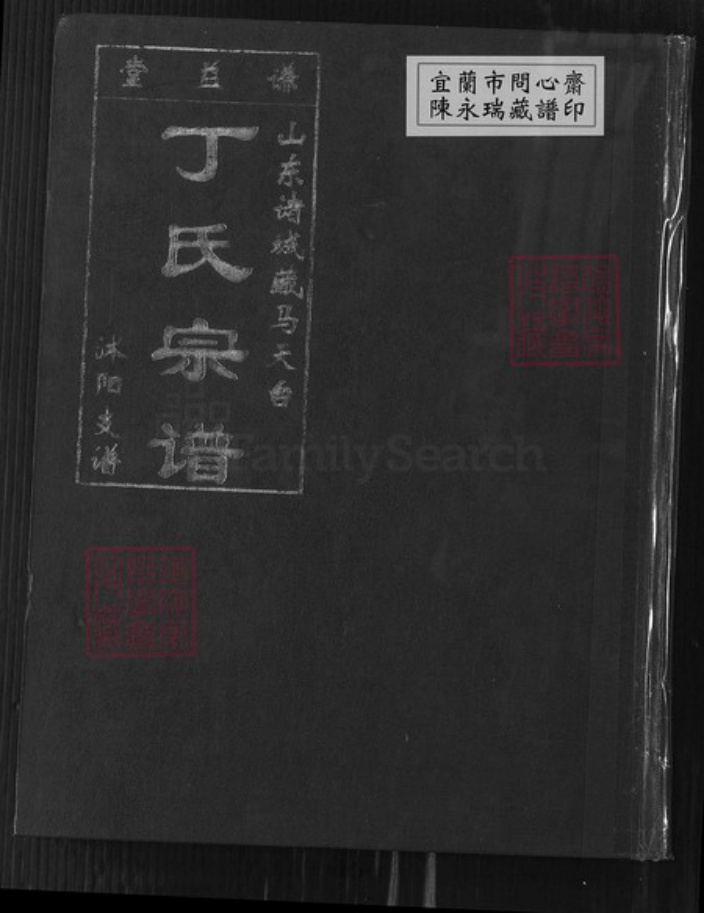 山东省潍坊市诸城市江苏省淮安市沭阳江苏省宿迁市沭阳县丁氏谦益堂族谱-山东诸城藏马天台丁氏家乘.第二十四支沐阳支谱.pdf电子版插图