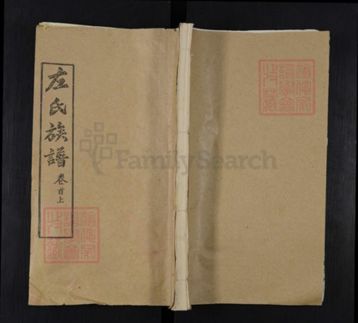 湖北省武汉市新洲区左氏裕后堂族谱-左氏族谱.pdf电子版插图
