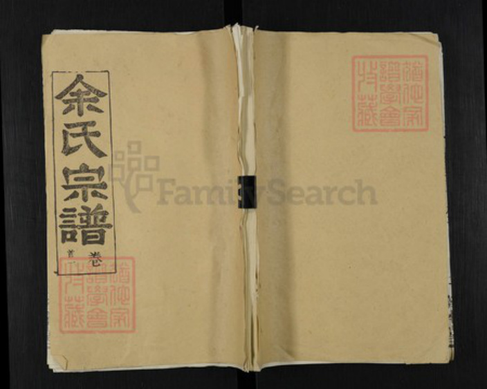 湖北省武汉市新洲区余氏敦本堂族谱-余氏宗谱.pdf电子版插图