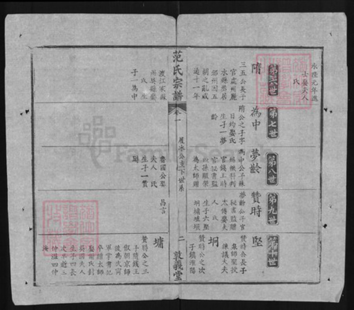 湖北省武汉市武昌区范氏敦义堂族谱-范氏宗谱.pdf电子版插图2