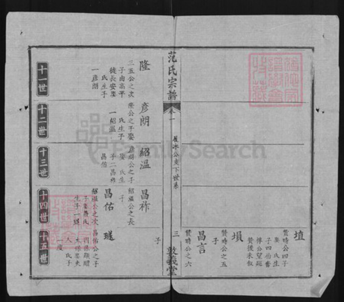 湖北省武汉市武昌区范氏敦义堂族谱-范氏宗谱.pdf电子版插图3