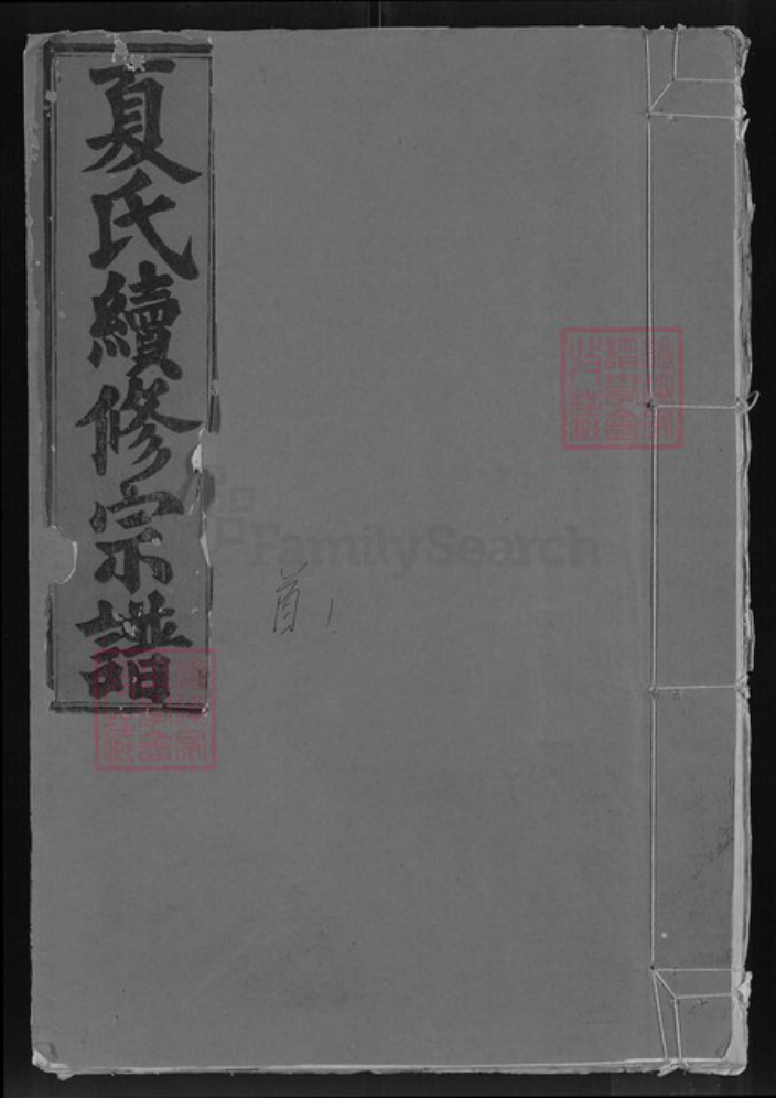 湖北省武汉市武昌区夏氏敦睦堂族谱-夏氏续修宗谱.pdf电子版插图