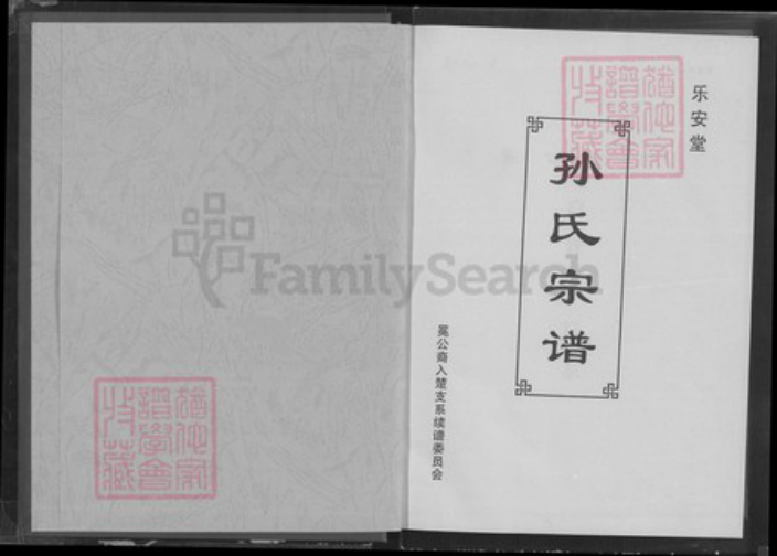 湖北省荆门市钟祥市孙氏乐安堂族谱-孙氏宗谱.pdf电子版插图2
