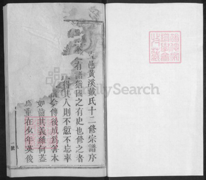 江西省抚州市宜黄县戴氏族谱-抚宜黄溪戴氏十二修宗谱.pdf电子版插图1