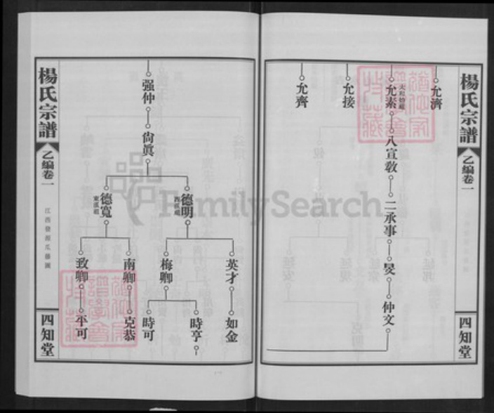 湖北省武汉市蔡甸区杨氏四知堂族谱-杨氏宗谱.pdf电子版插图5