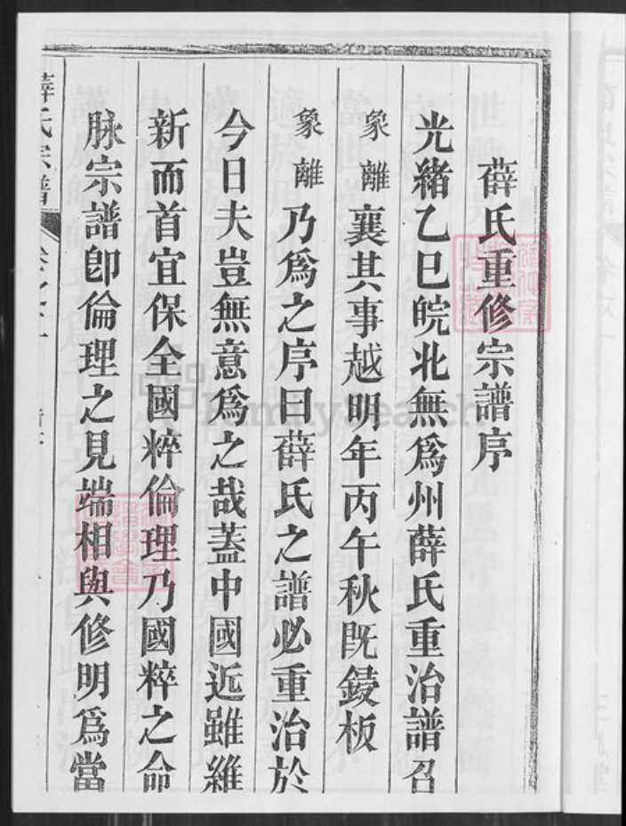 安徽省芜湖市无为县薛氏三凤堂族谱-濡须漕溪薛氏宗谱.pdf电子版插图5