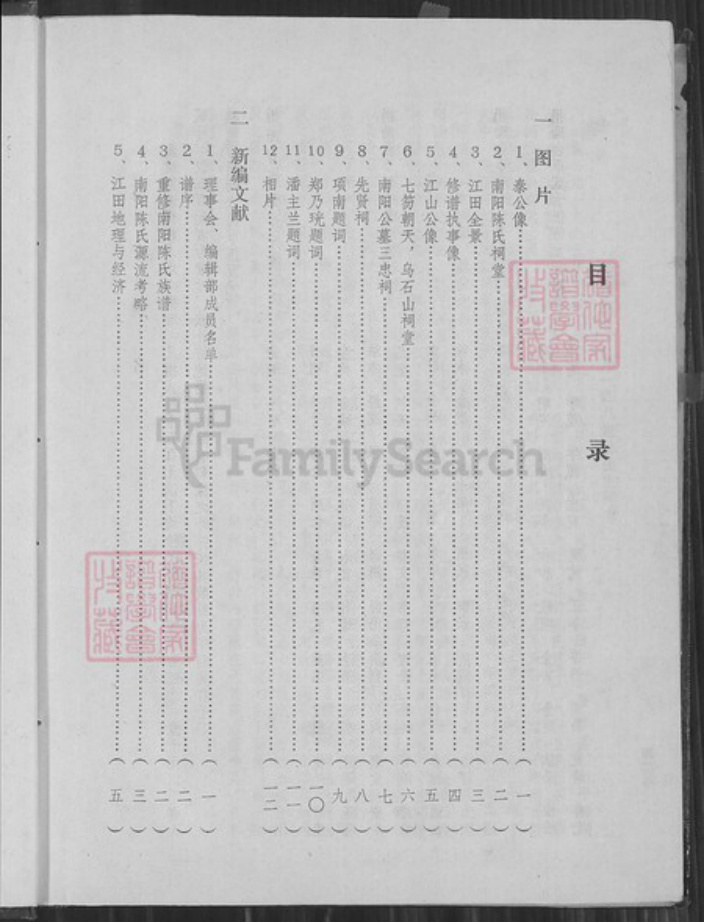 福建省福州市长乐区江田镇福建省福州市长乐区陈；陈氏族谱-重修南阳陈氏族谱.pdf电子版插图1