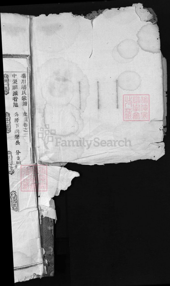 浙江省温州市永嘉县潘氏族谱-泰川潘氏宗谱.pdf电子版插图1
