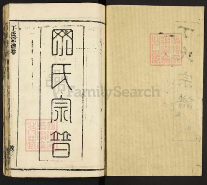 湖北省黄冈市黄州区湖北省黄冈市罗田县平湖乡丁氏敦睦堂族谱-丁氏宗谱.pdf电子版插图1