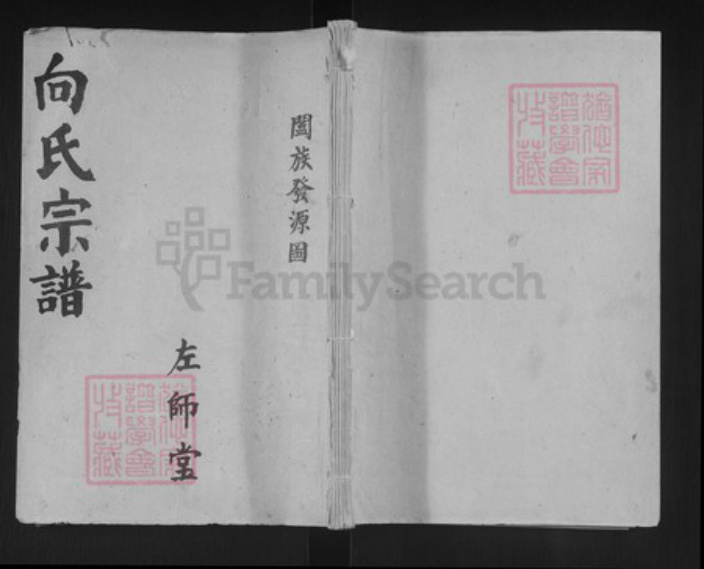 湖北省仙桃市向氏左师堂族谱-向氏宗谱.pdf电子版插图