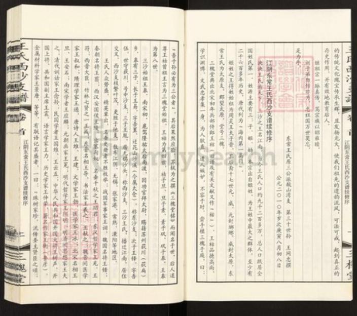 江苏省无锡市王氏三槐堂族谱-东常王氏西沙支谱.pdf电子版插图3