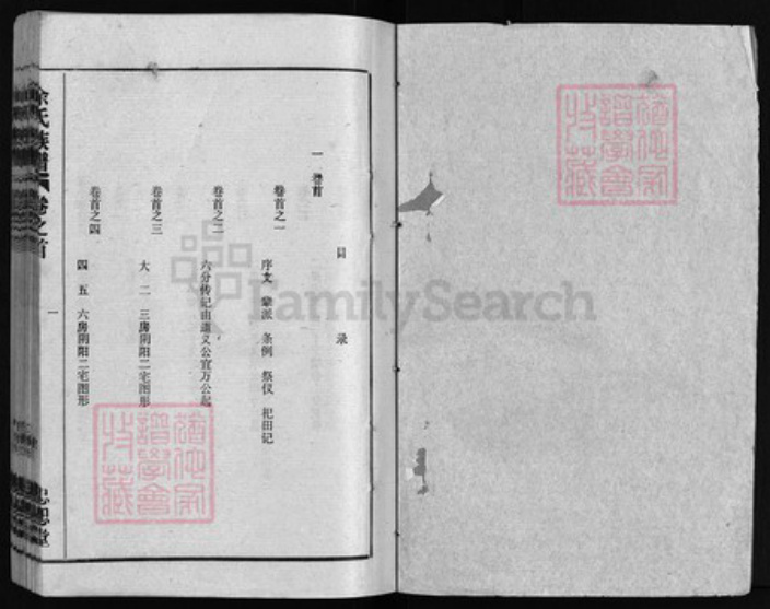 湖北省黄冈市红安县杏花乡余氏族谱-余氏族谱 [22卷, 首4卷].pdf电子版插图1