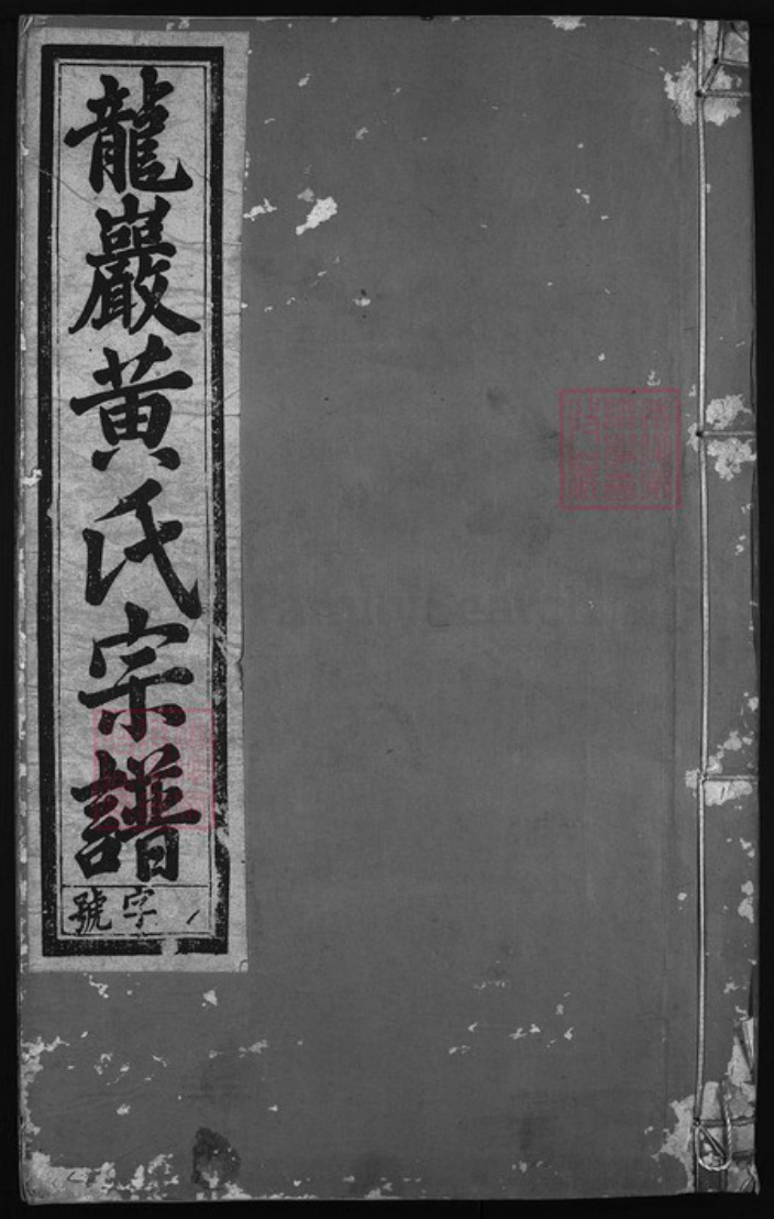 浙江省丽水市黄氏族谱-龙岩黄氏宗谱 [13卷,首末各1卷].pdf电子版插图