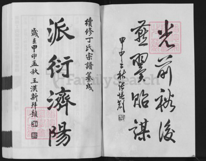 江苏省常州市武进县丁氏双桂堂族谱-董林丁氏宗谱.pdf电子版插图2 江苏省常州市武进县丁氏双桂堂族谱-董林丁氏宗谱.pdf电子版插图2