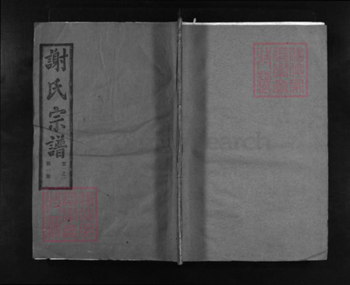 湖北省黄冈市蕲春县湖北省鄂州市谢氏族谱-谢氏宗谱 [卷数杂异].pdf电子版插图