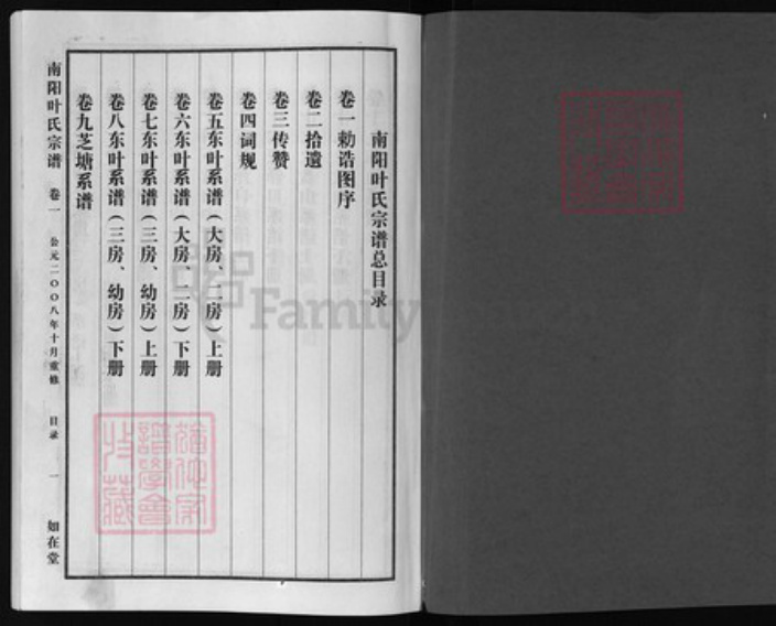 浙江省叶氏族谱-南阳叶氏宗谱 [37卷].pdf电子版插图1