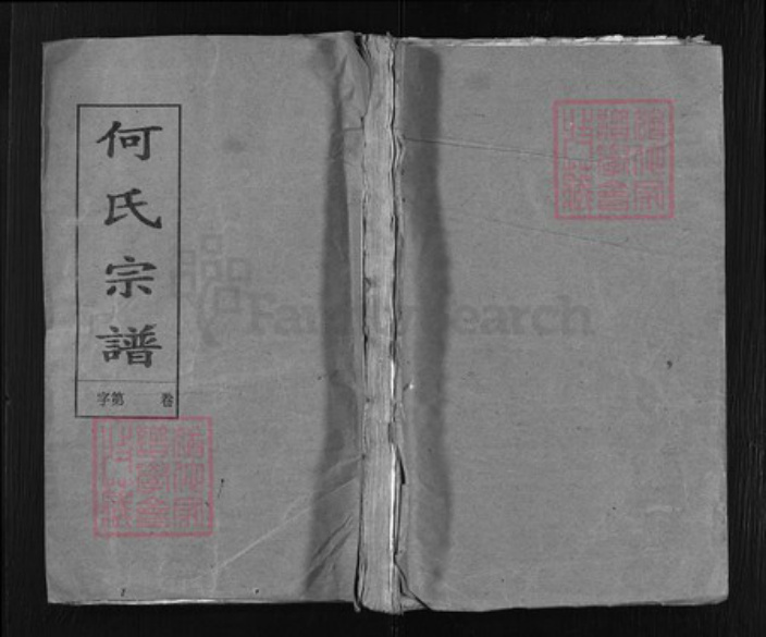 湖北省黄冈市黄州区何氏族谱-何氏宗谱 [61卷, 卷首1].pdf电子版插图