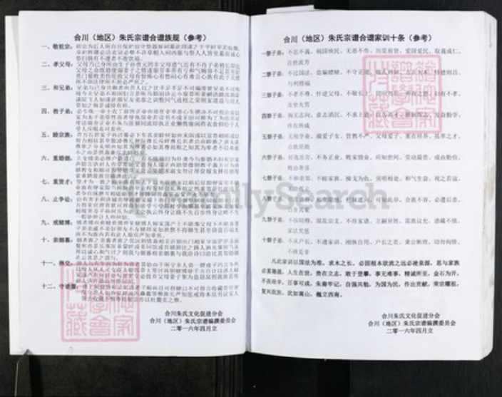 重庆市合川区朱氏白鹿堂族谱-合川(地区)朱氏宗谱.pdf电子版插图3