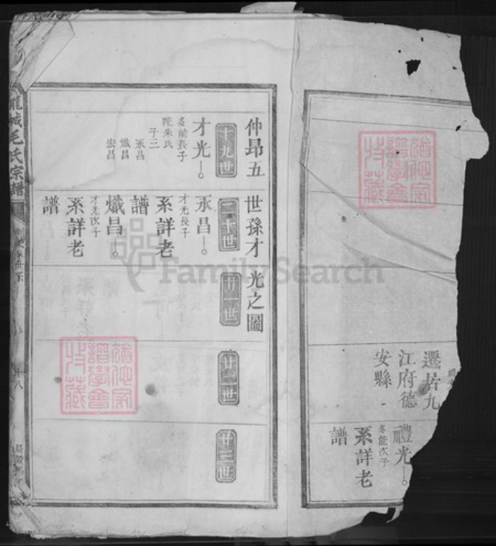 江西省吉安市吉水县八都镇毛氏族谱-龙城毛氏三派宗谱.pdf电子版插图1