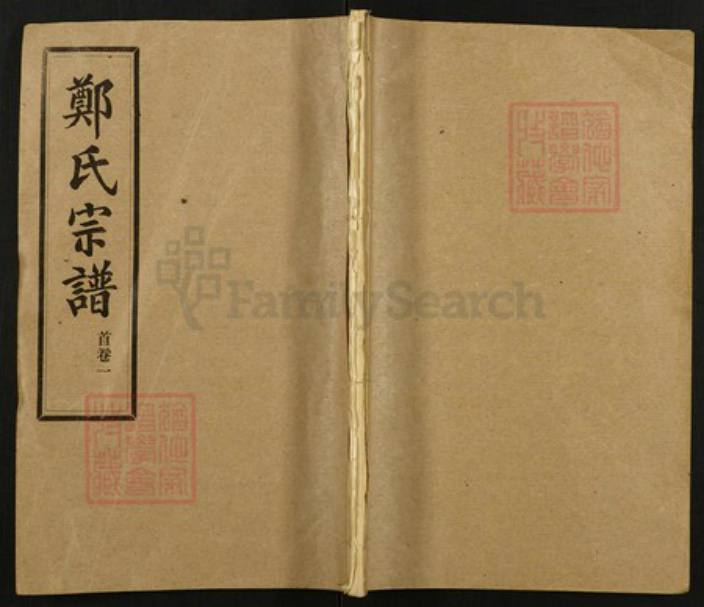 湖北省武汉市郑氏族谱-郑氏族谱.pdf电子版插图