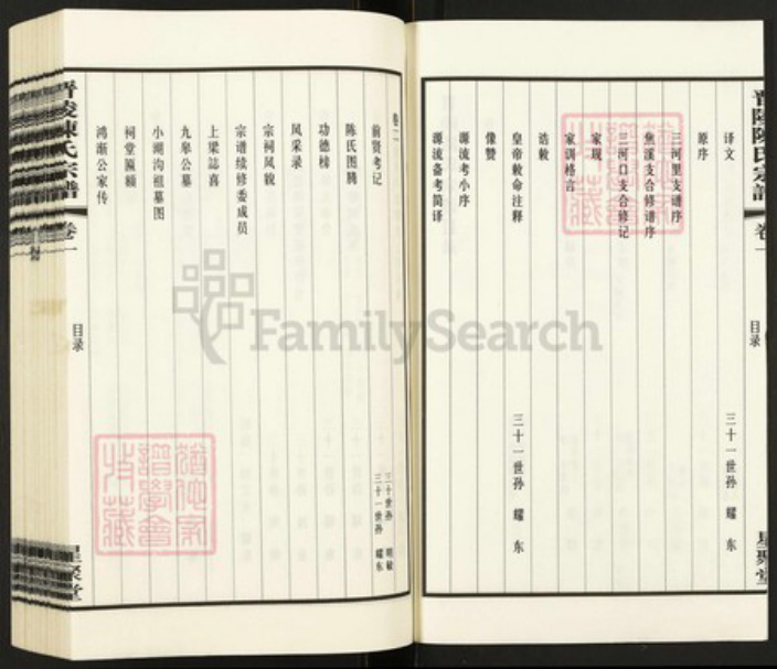 江苏省常州市武进县陈氏星聚堂族谱-晋陵陈氏宗谱.pdf电子版插图3