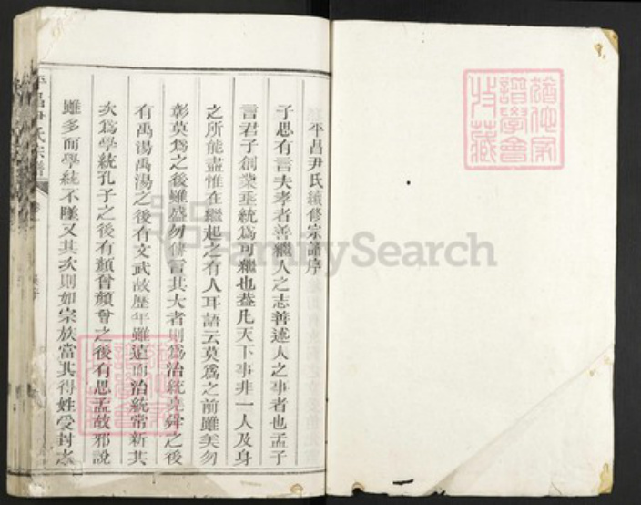 浙江省丽水市遂昌县大柘尹氏族谱-平昌尹氏宗谱.pdf电子版插图1