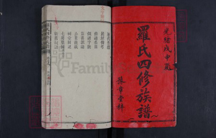 湖南省娄底市新化县罗氏族谱-罗氏四修族谱.pdf电子版插图1