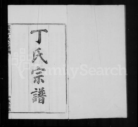 浙江丁氏族谱-丁氏宗谱 [4卷].pdf电子版插图1