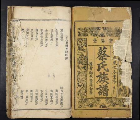 江西蔡氏族谱-蔡氏大成族谱[不分卷].pdf电子版插图1