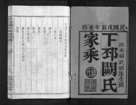 浙江阙氏族谱-下邳阙氏族谱.pdf电子版插图1 浙江阙氏族谱-下邳阙氏族谱.pdf电子版插图1
