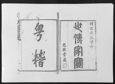 浙江陈氏族谱-剡北德政乡陈氏家谱.pdf电子版插图1