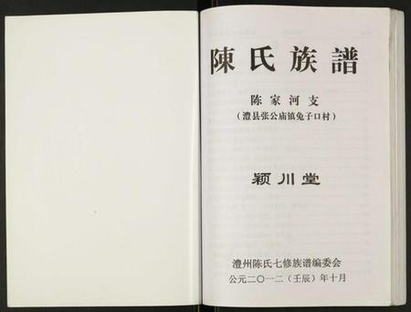 湖南陈氏族谱-陈氏族谱.陈家河支.pdf电子版插图1