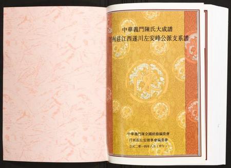 江西陈氏族谱-汀州庄江西遂川左安峰公派支系谱.pdf电子版插图1
