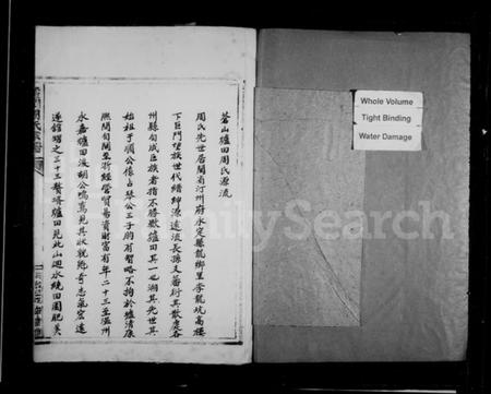 浙江周氏族谱-周氏炉田宗谱.pdf电子版插图1