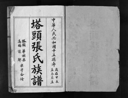 浙江张氏族谱-塔头张氏族谱 [残卷].pdf电子版插图2