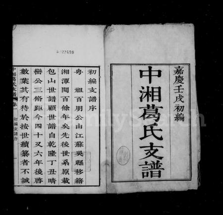 湖南葛氏族谱-中湘葛氏支谱 [2卷].pdf电子版插图2