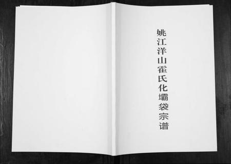 浙江霍氏族谱-姚江洋山霍氏化坝袋宗谱.pdf电子版插图