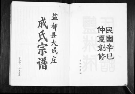 江苏成氏族谱-盐都县大成庄成氏宗谱[不分卷].pdf电子版插图3