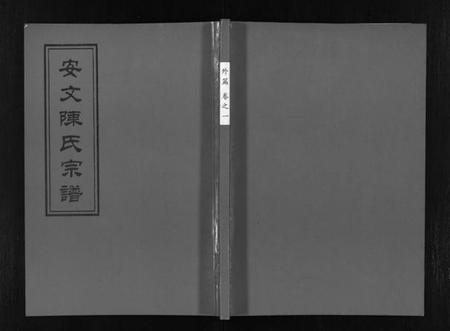 浙江陈氏族谱-安文陈氏宗谱 [55卷,首1卷,外篇7卷].pdf电子版插图1